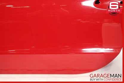03-12 Mercedes R230 SL500 Front Left Side Exterior Door Shell Frame Panel Red
