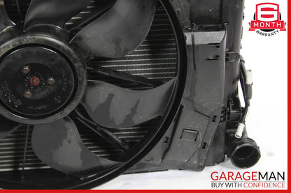 08-15 Mercedes W204 C300 Engine Water Cooling A/C Condenser Radiator w/ Fan OEM