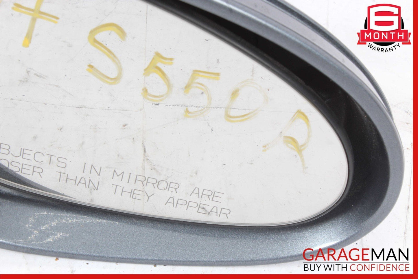 07-09 Mercedes W221 S500 S600 Front Right Side Rear View Door Mirror Flintgray