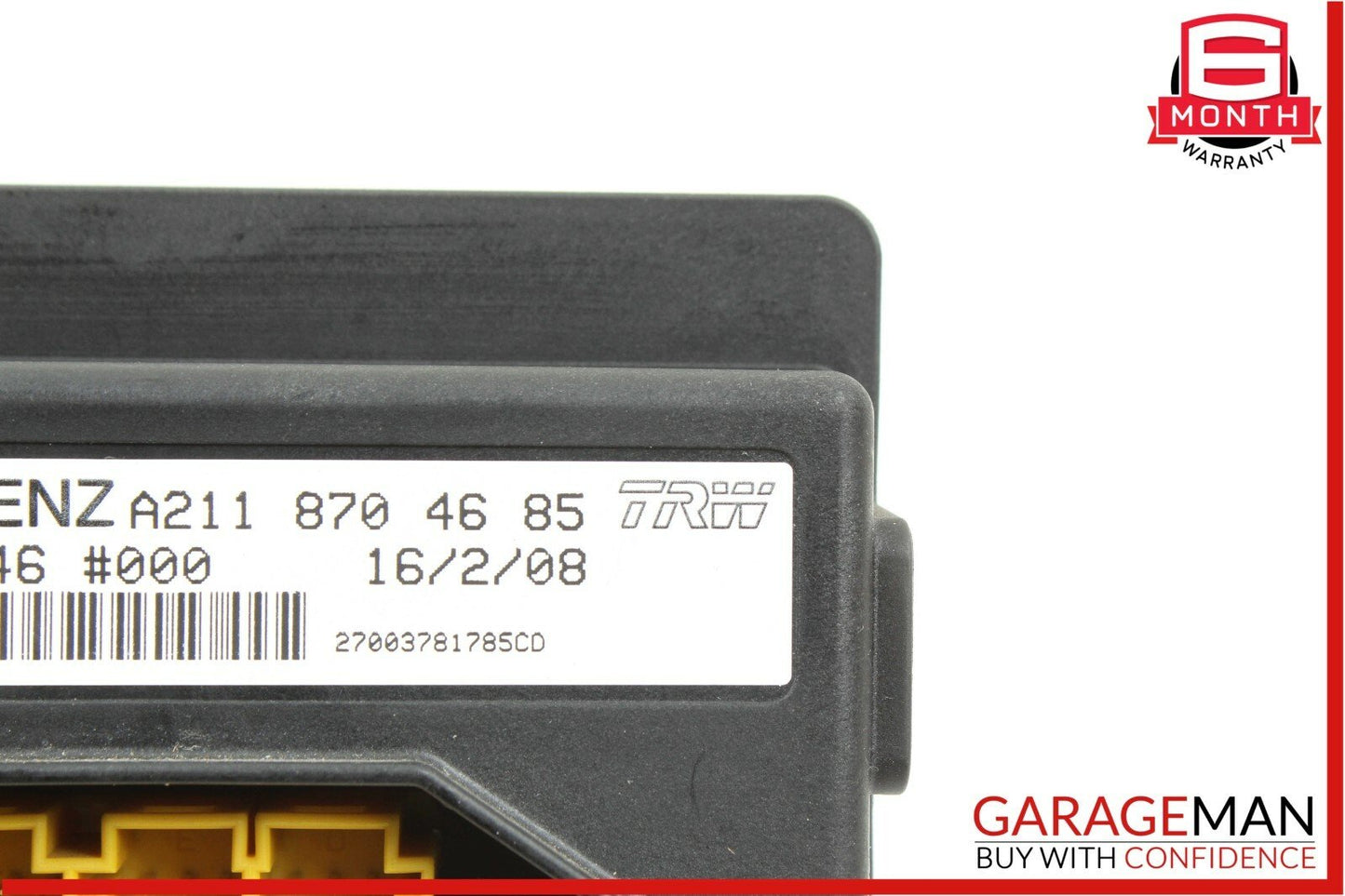 06-09 Mercedes X164 GL450 R350 ML550 Right Seat Weight Sensor Control Module