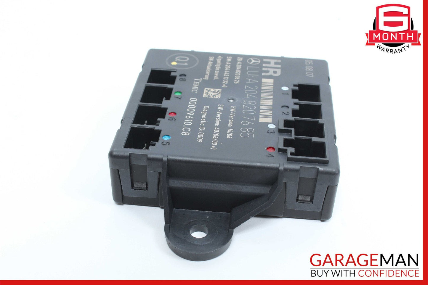08-18 Mercedes W204 C300 GLK350 C250 Rear Right Side Door Control Module OEM