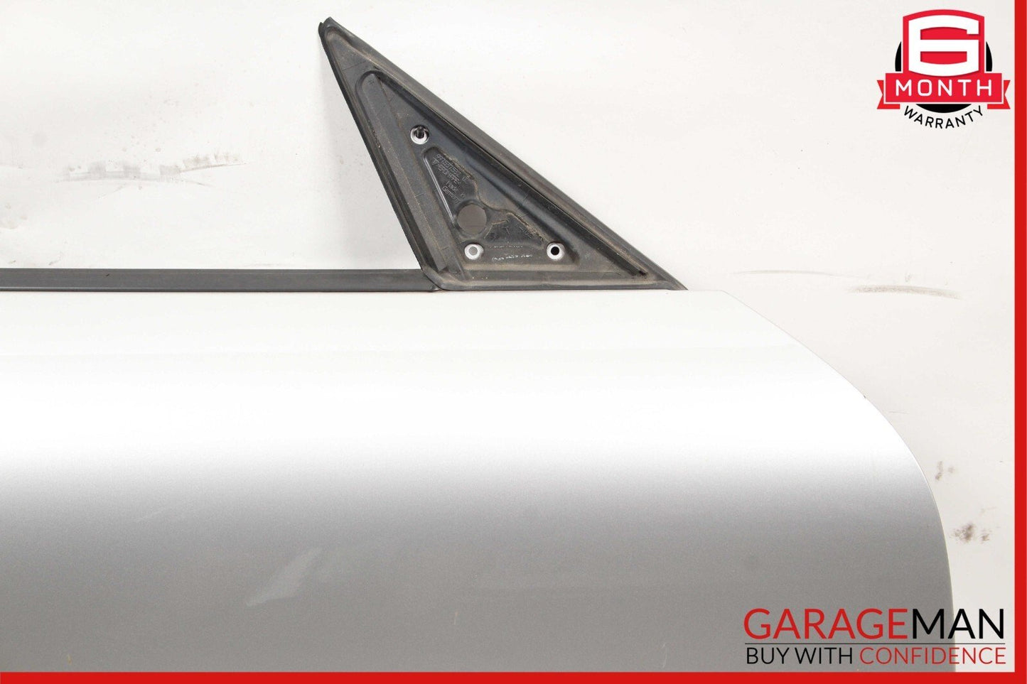 05-08 Porsche Boxster Cayman 987 Front Right Exterior Door Shell Frame Silver