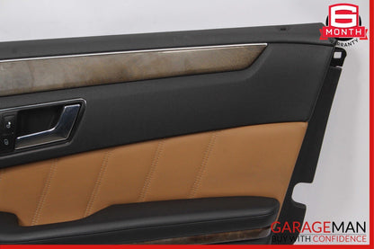 10-13 Mercedes W212 E350 E550 Front Right Side Interior Door Panel Cover Brown