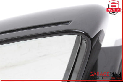 14-16 Mercedes W212 E350 Front Left Side Door Rear View Mirror w/ Blind Spot