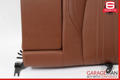 14-17 Maserati Ghibli M157 Rear Left Top Upper Seat Cushion Cover Assy Brown OEM