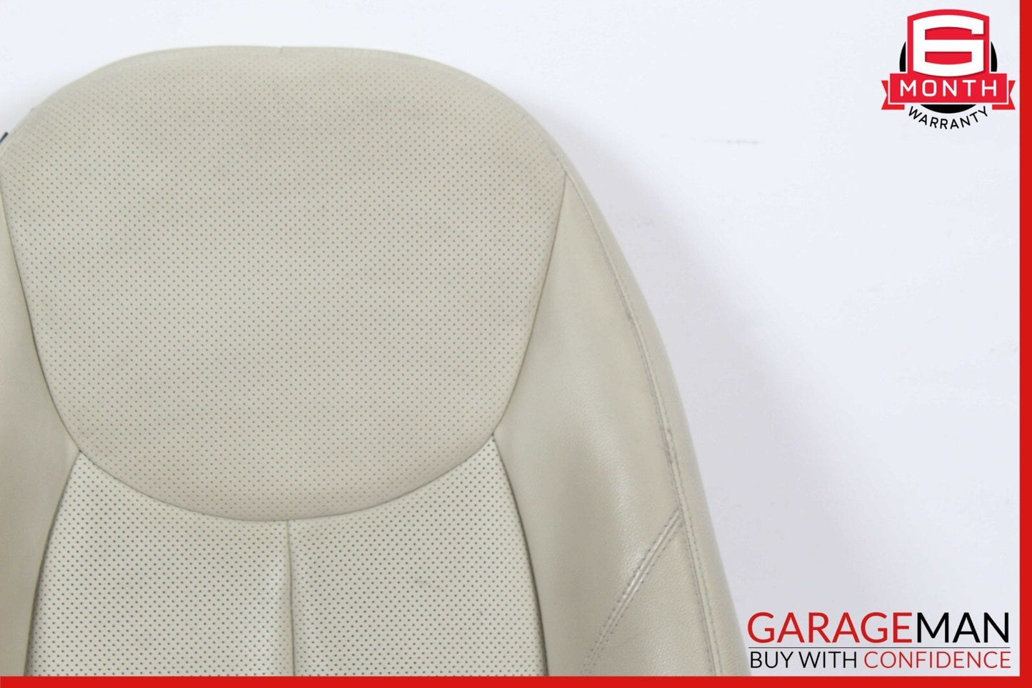 03-06 Mercedes R230 SL500 Front Right Side Upper Top Seat Cushion Cover Beige
