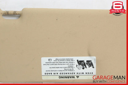 09-13 Mercedes W251 R350 R320 Front left Side Sun Visor Sun Shade Brown OEM