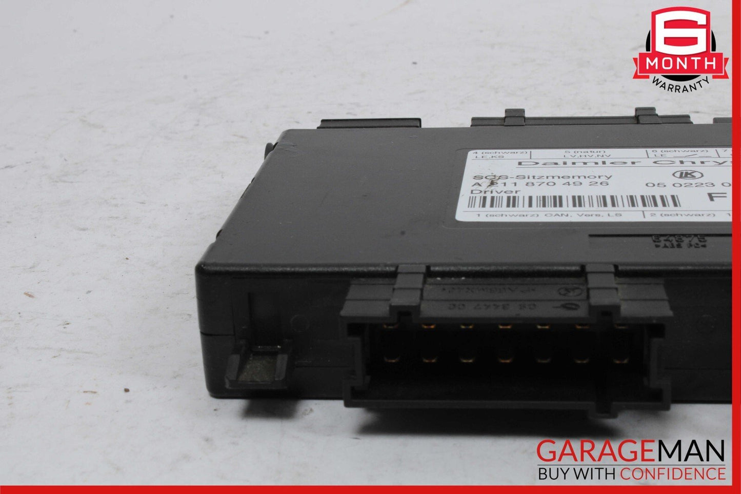 03-12 Mercedes R171 SLK280 SLK350 E350 Front Left Side Seat Control Module Unit