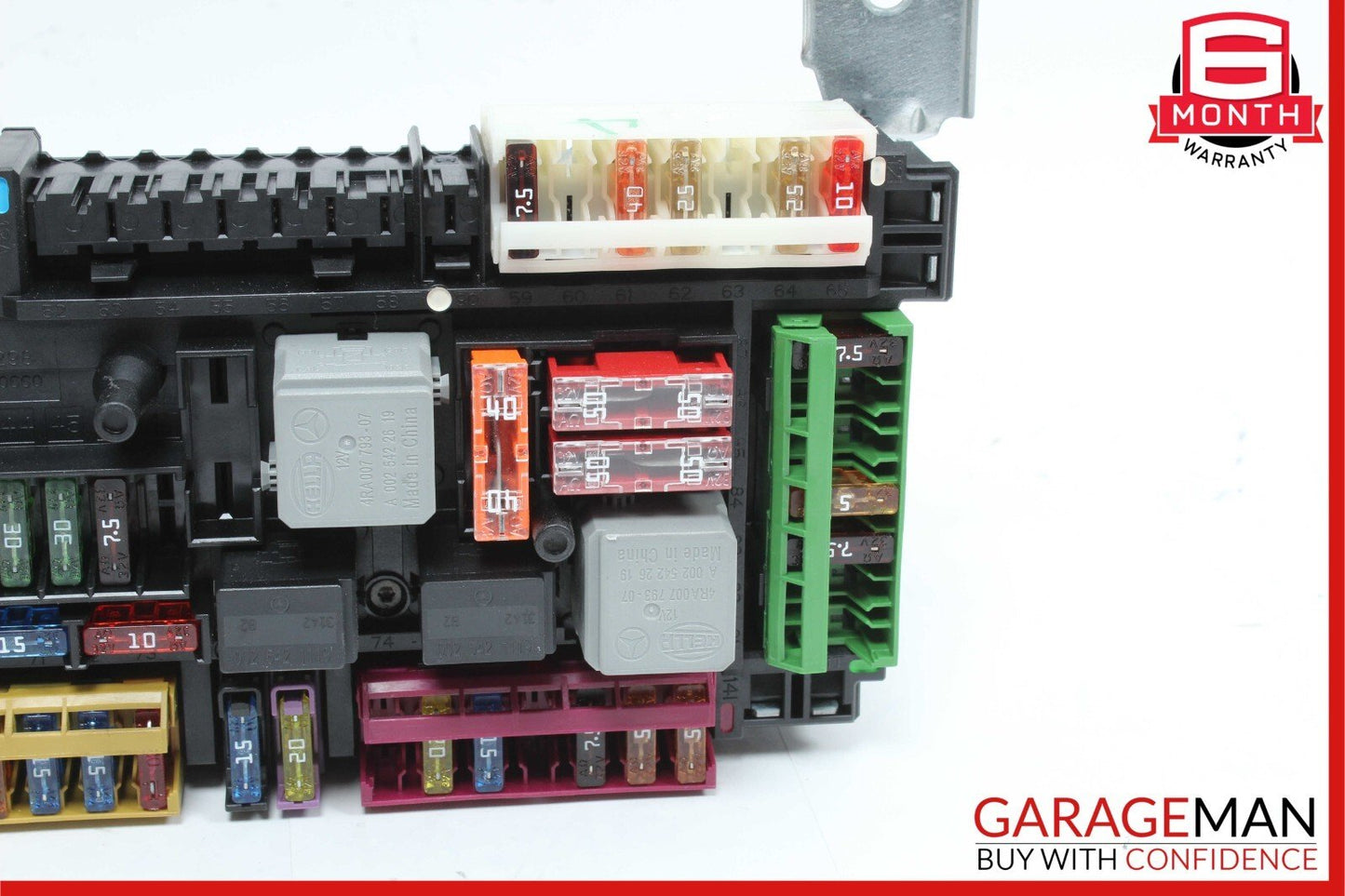 10-18 Mercedes E350 CLS350 Rear Fuse Box Relay SAM Signal Acquisition Assembly