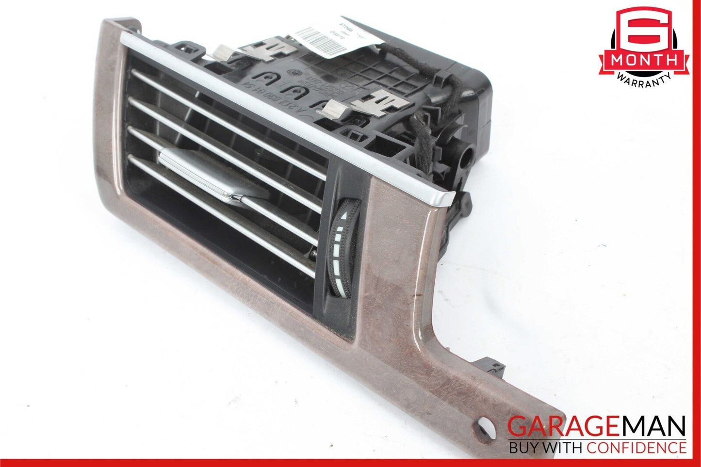 10-13 Mercedes W212 E350 E400 Dashboard Dash AC A/C Air Vent Left Trim Wood OEM