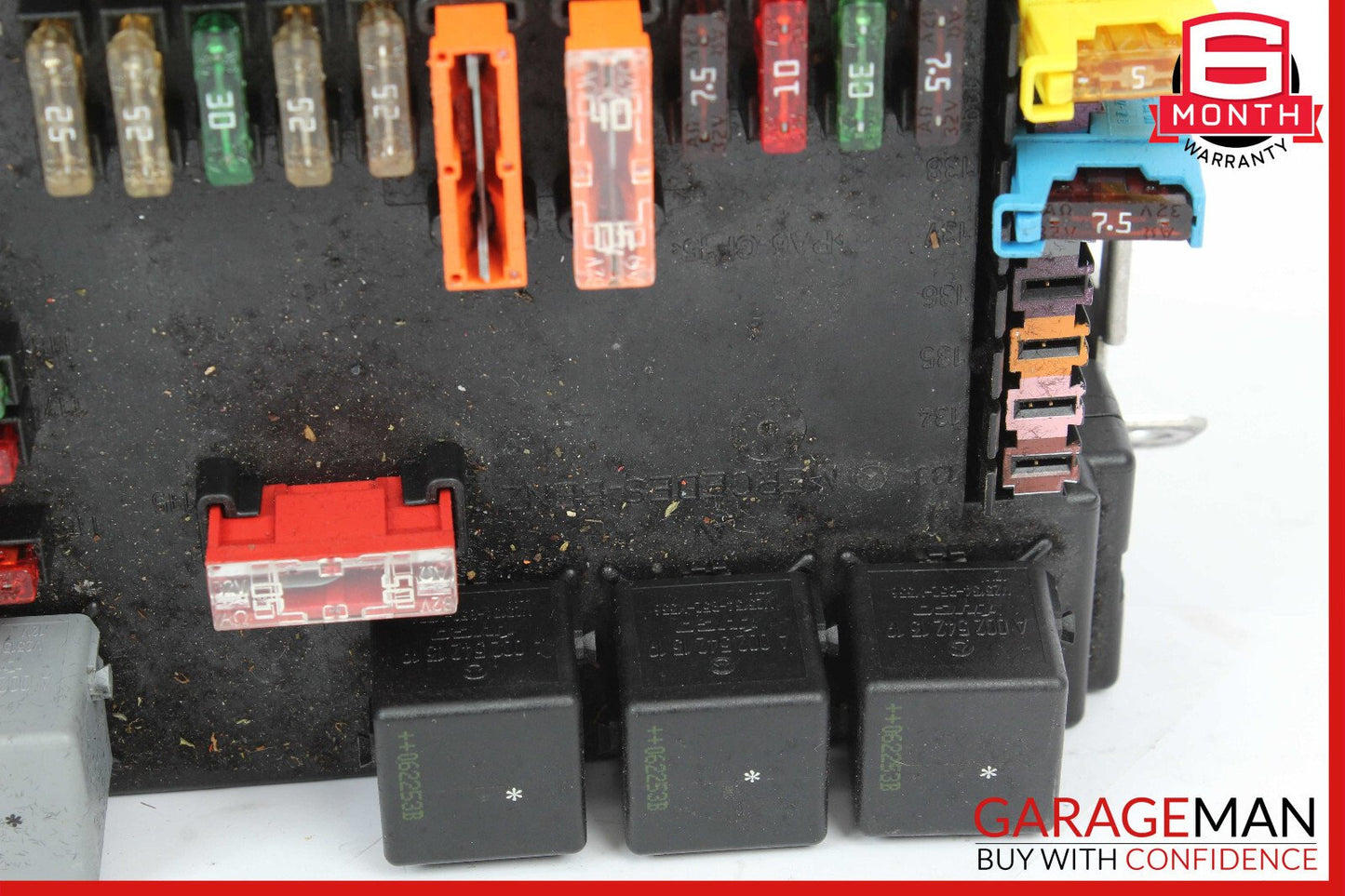 07-09 Mercedes W221 S550 CL65 AMG Rear Trunk Fuse Box Sam Module 2215403250 OEM