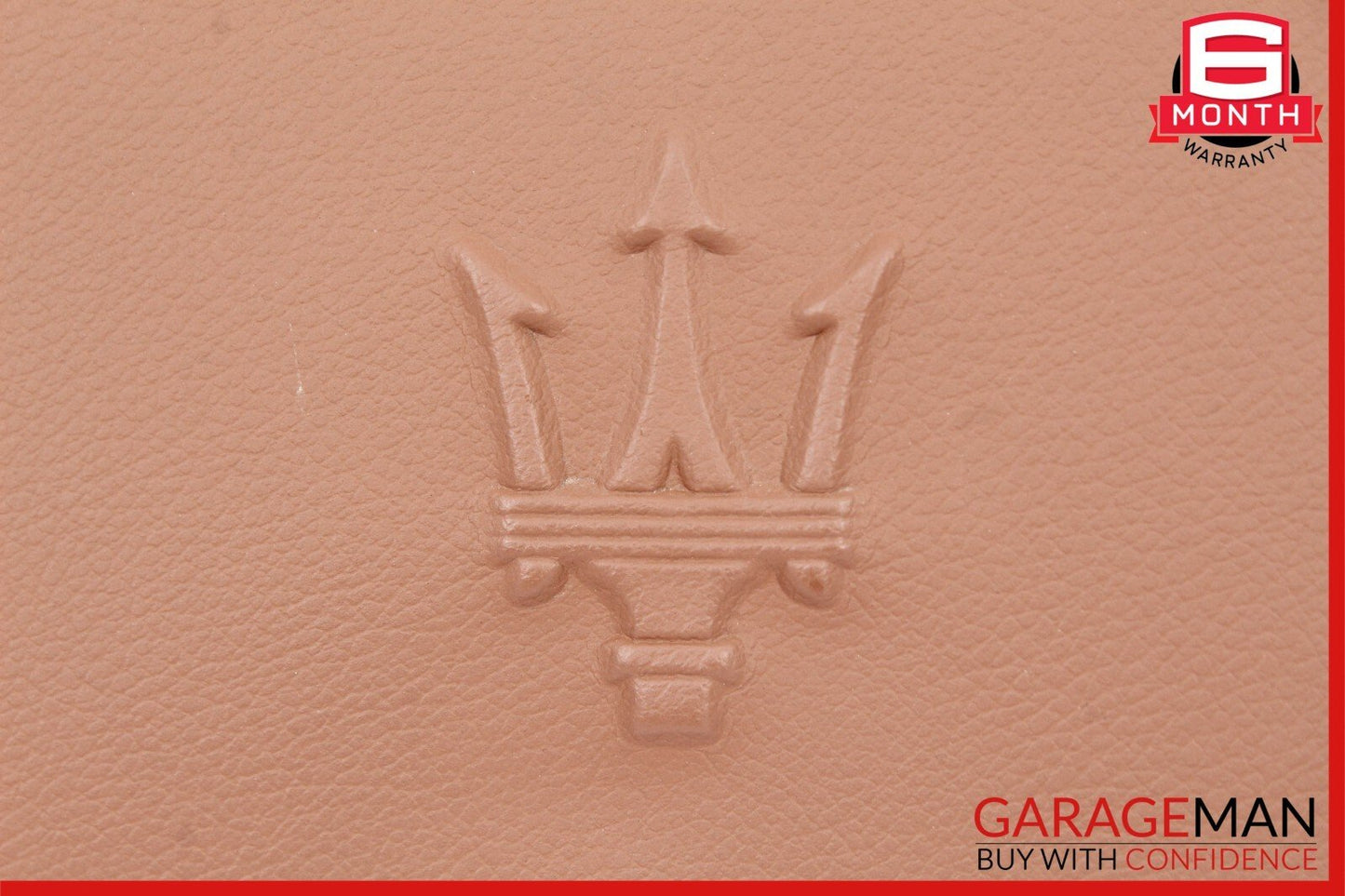 14-17 Maserati Ghibli Front Left / Right Seat Headrest Head Rest Brown