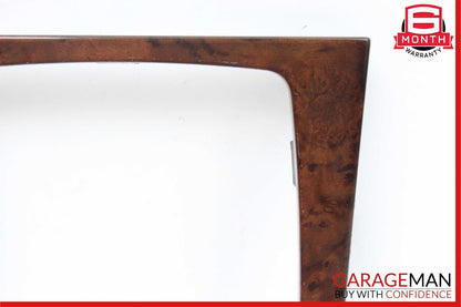 08-15 Mercedes W204 C300 C350 C250 Center Console Shift Shifter Bezel Trim Wood