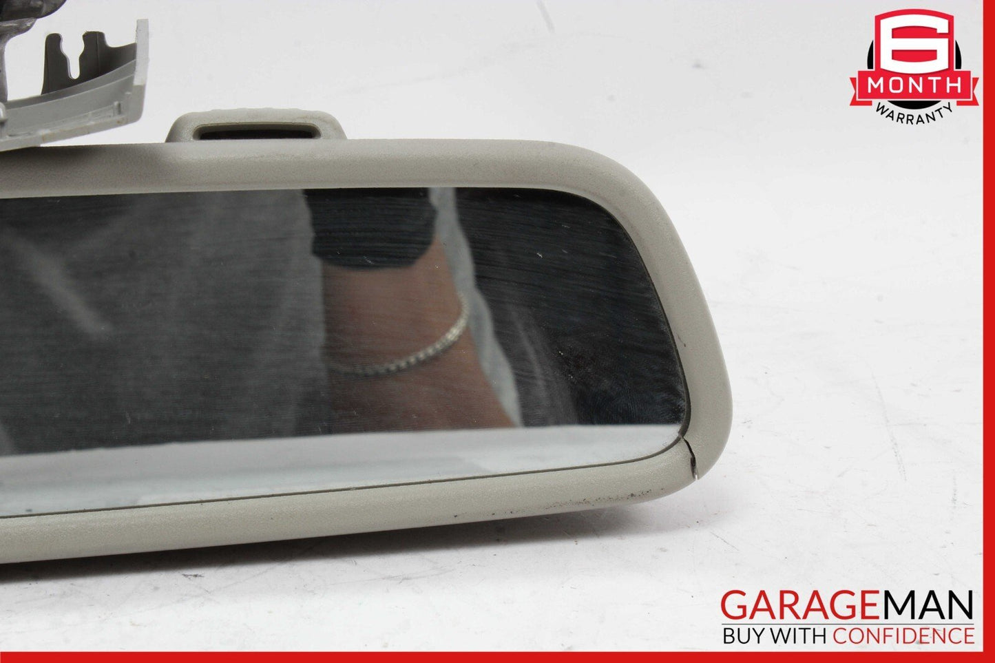 10-16 Mercedes W204 C250 C300 E250 E400 Top Upper Interior Rear View Mirror Grey