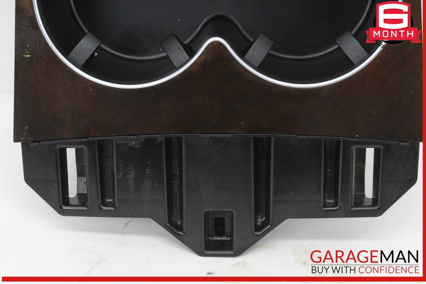 14-17 Mercedes W207 E350 E400 Center Console Cup Holder Compartment Wood OEM