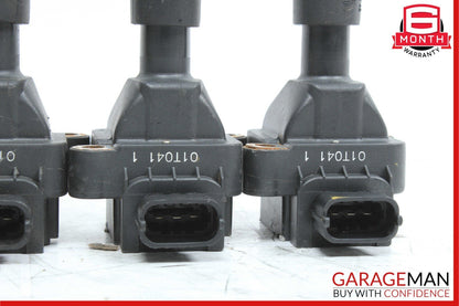 97-04  Mercedes R170 SLK230 Engine Ignition Coil Spark Plug Set of 4 Pc Assembly
