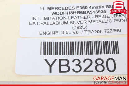 08-18 Mercedes W212 E350 C250 Rear Right Side Door Control Module 2129004006 OEM