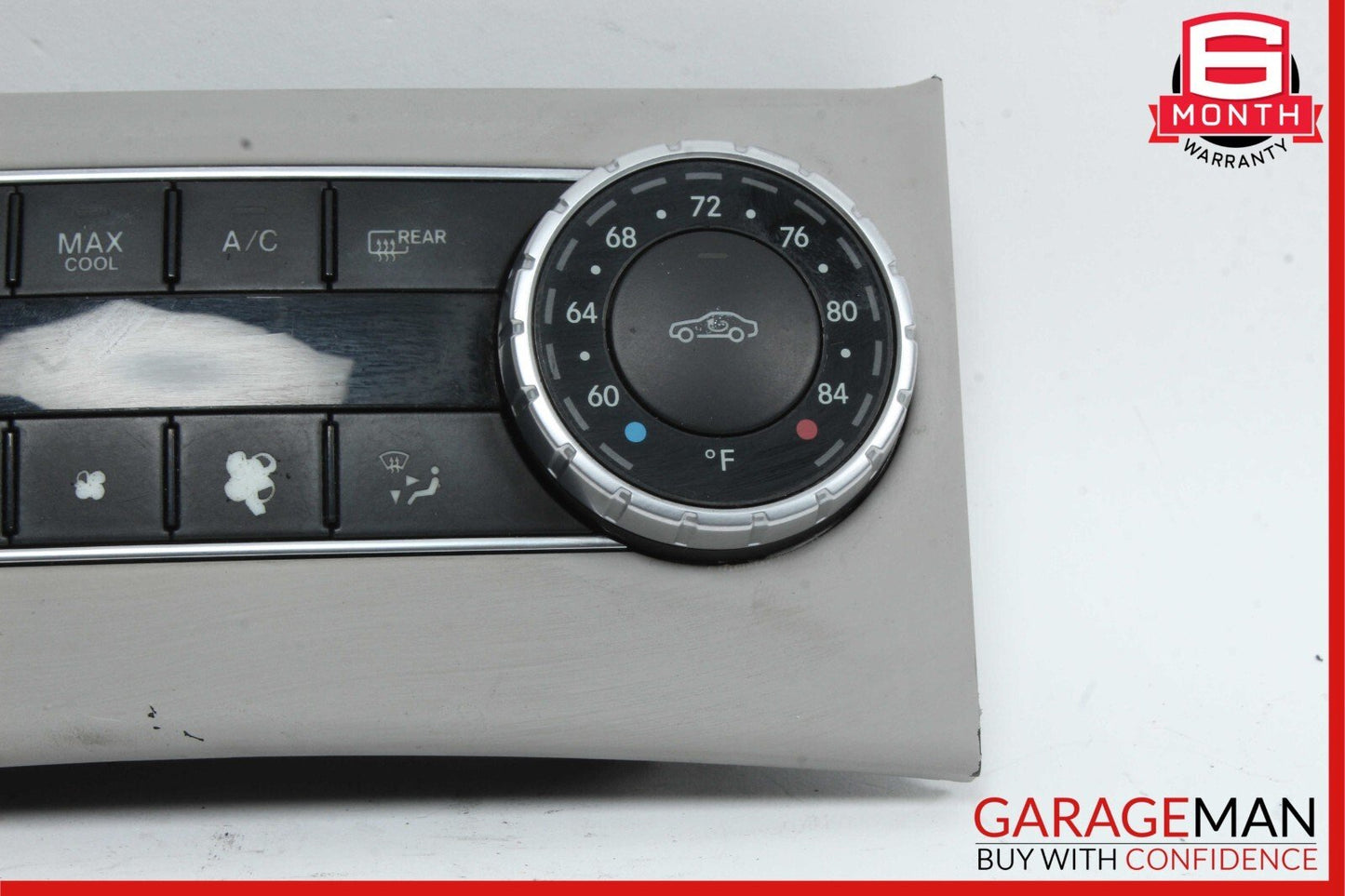 12-14 Mercedes W204 C250 C300 A/C Heater Climate Control Switch Assembly Grey
