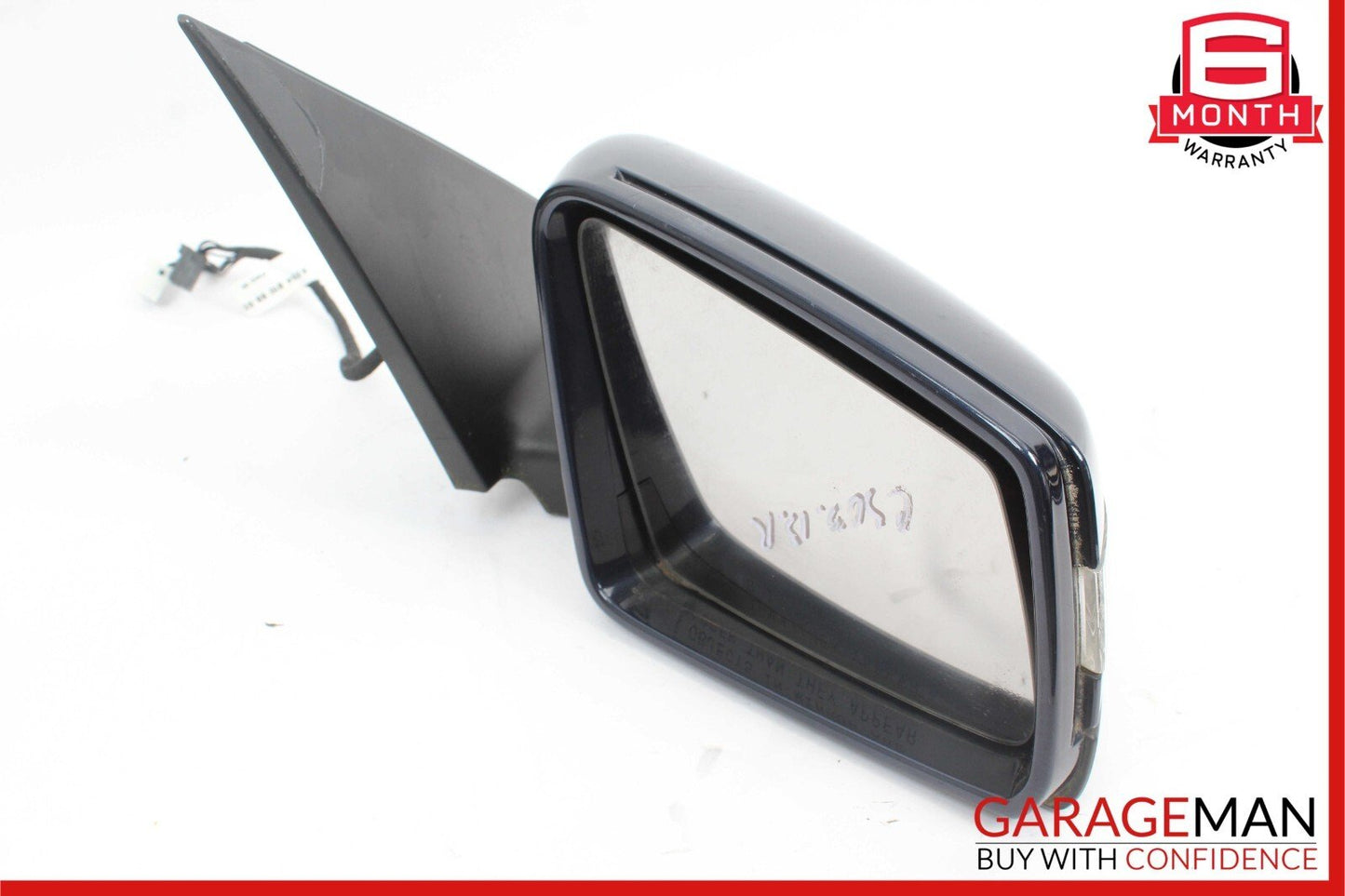 12-14 Mercedes W204 C300 Front Right Side Mirror Door Rear View Glass Blue OEM