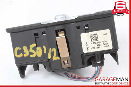 08-20 Mercedes W212 E350 C300 C250 Headlight Fog Light Switch Control Module OEM