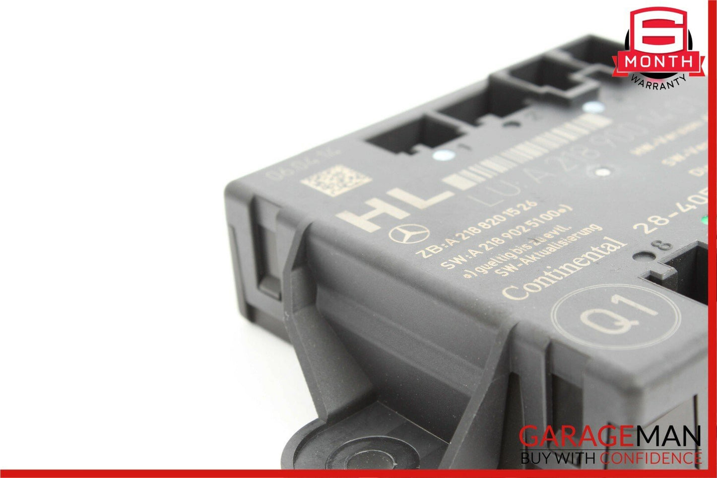 08-15 Mercedes W204 C250 Rear Left Driver Side Door Control Module Q1 OEM
