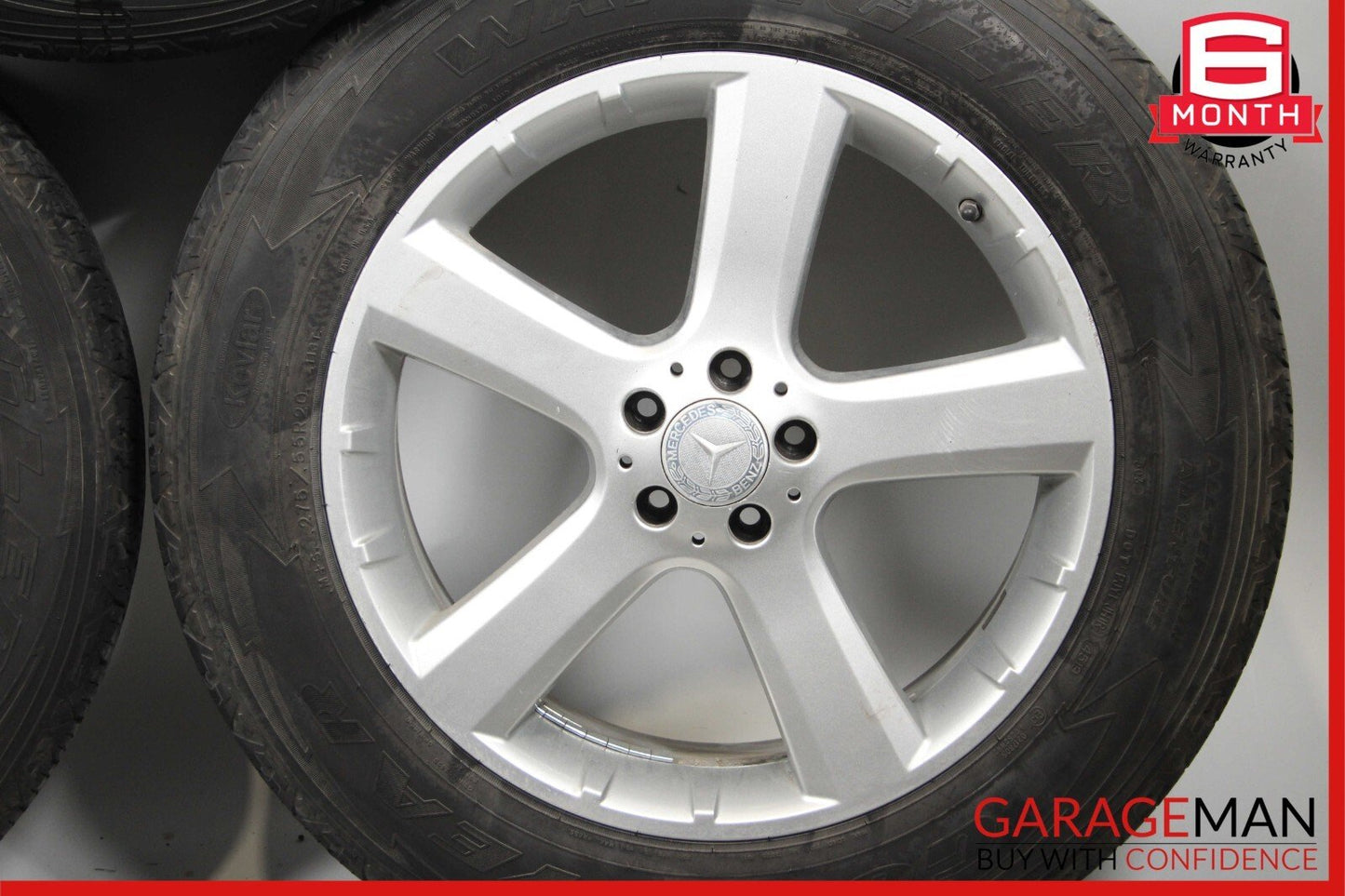 07-12 Mercedes X164 GL450 GL550 8.5JxR20 20" ET56 Wheel Tire Rim Set of 4 Pc