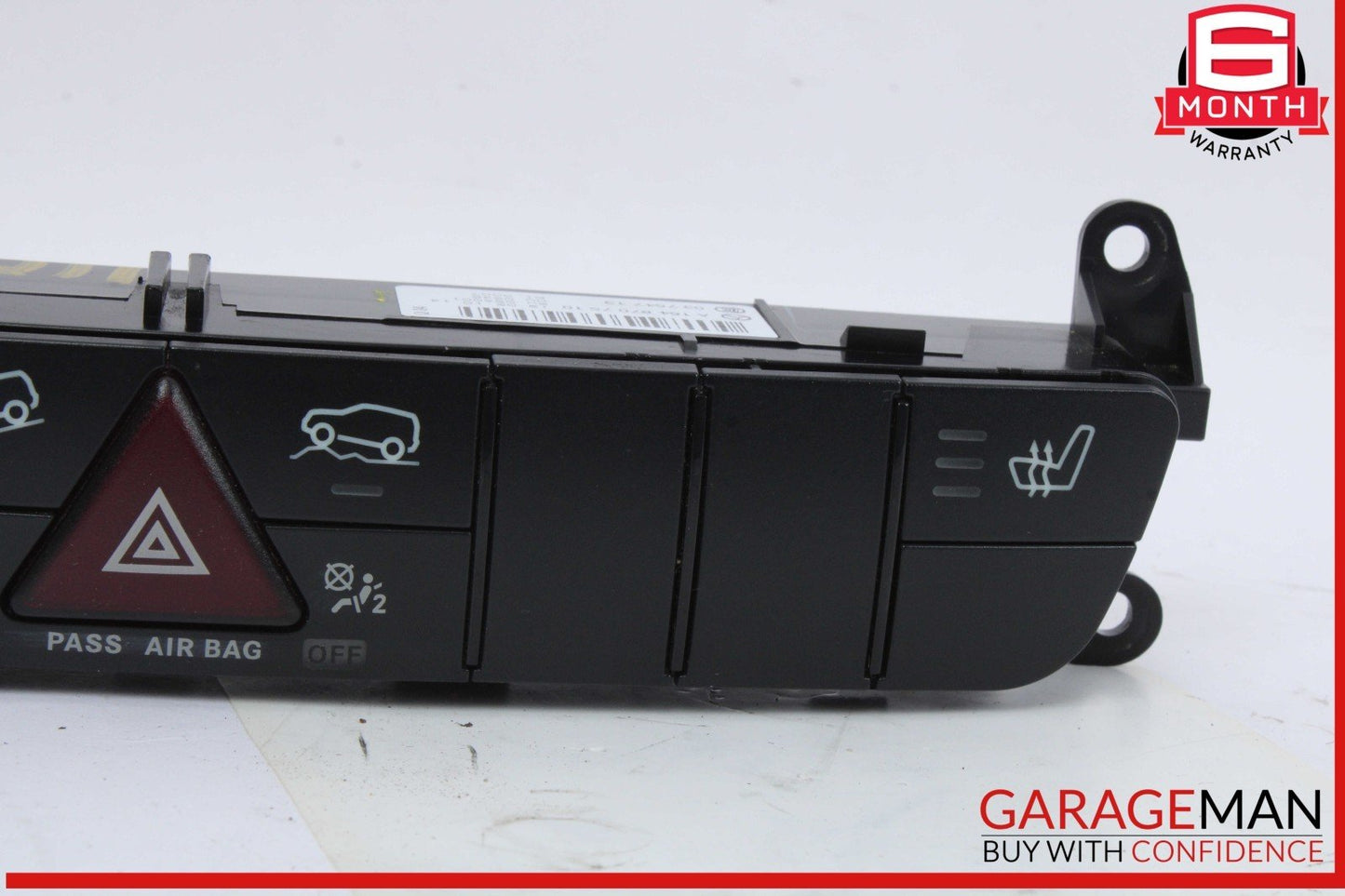 06-12 Mercedes W164 ML350 Dash Hazard Heated Seats ESP Control Panel OEM