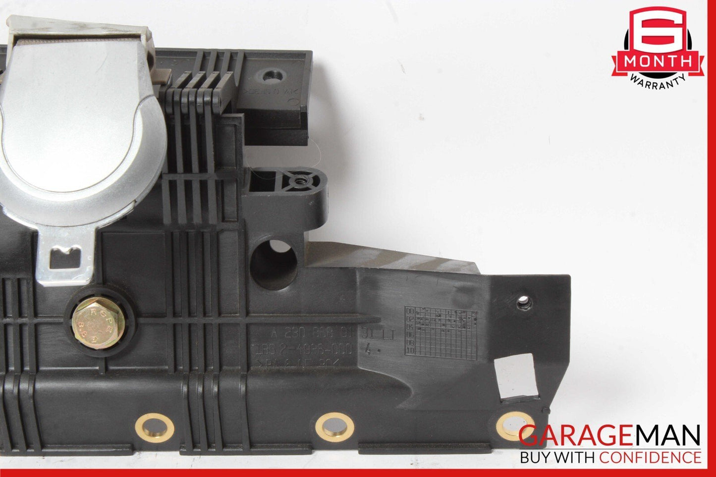 03-08 Mercedes R230 SL500 Rear Left Seat Belt Retractor Luggage w/ Speaker OEM