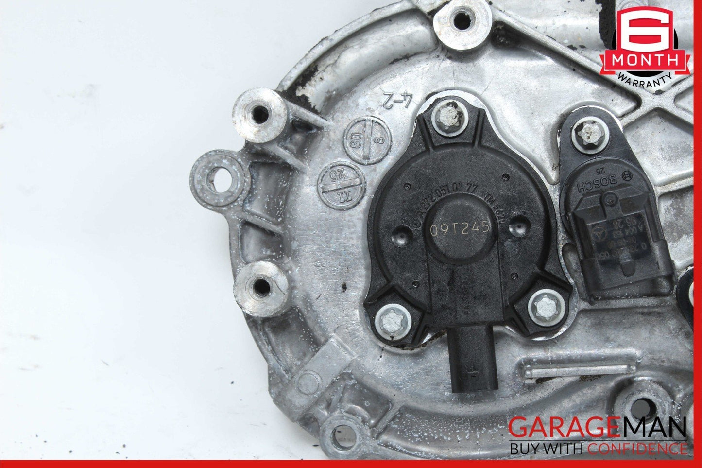 06-13 Mercedes W212 E350 Front Left Side Engine Timing Chain Cover Plate OEM