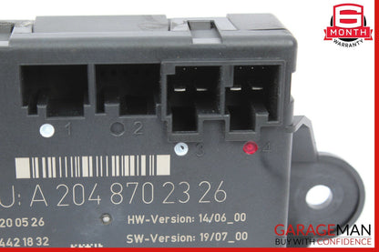 08-14 Mercedes W204 C300 C350 Rear Left Side Door Control Module 2048702326 OEM