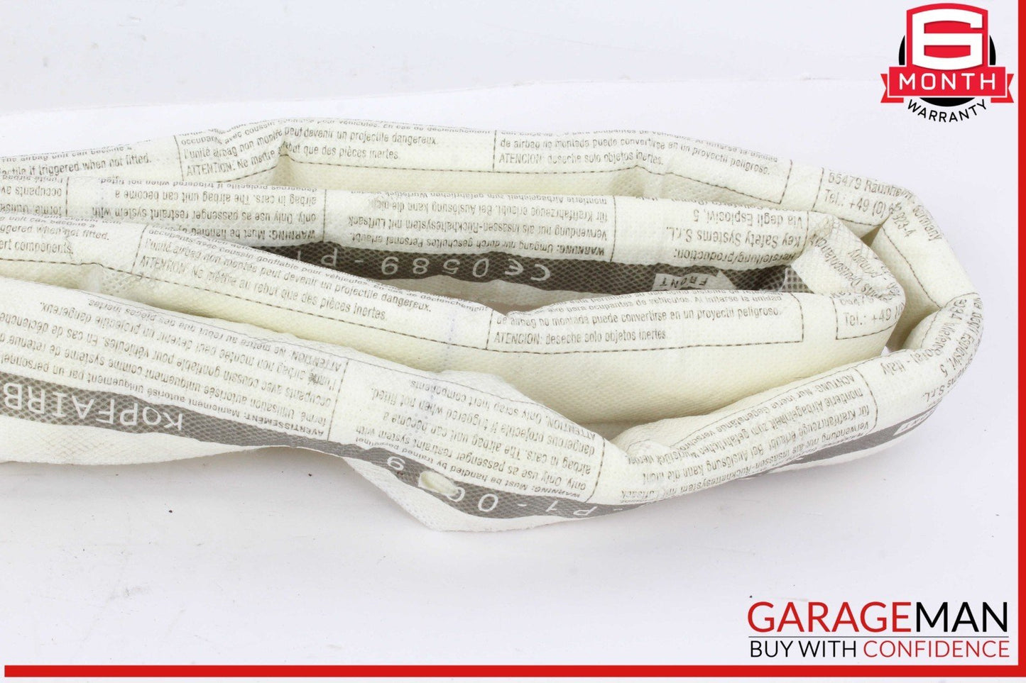 12-18 BMW 640i 650i Right Passenger Side Roof Curtain Airbag Air Bag OEM