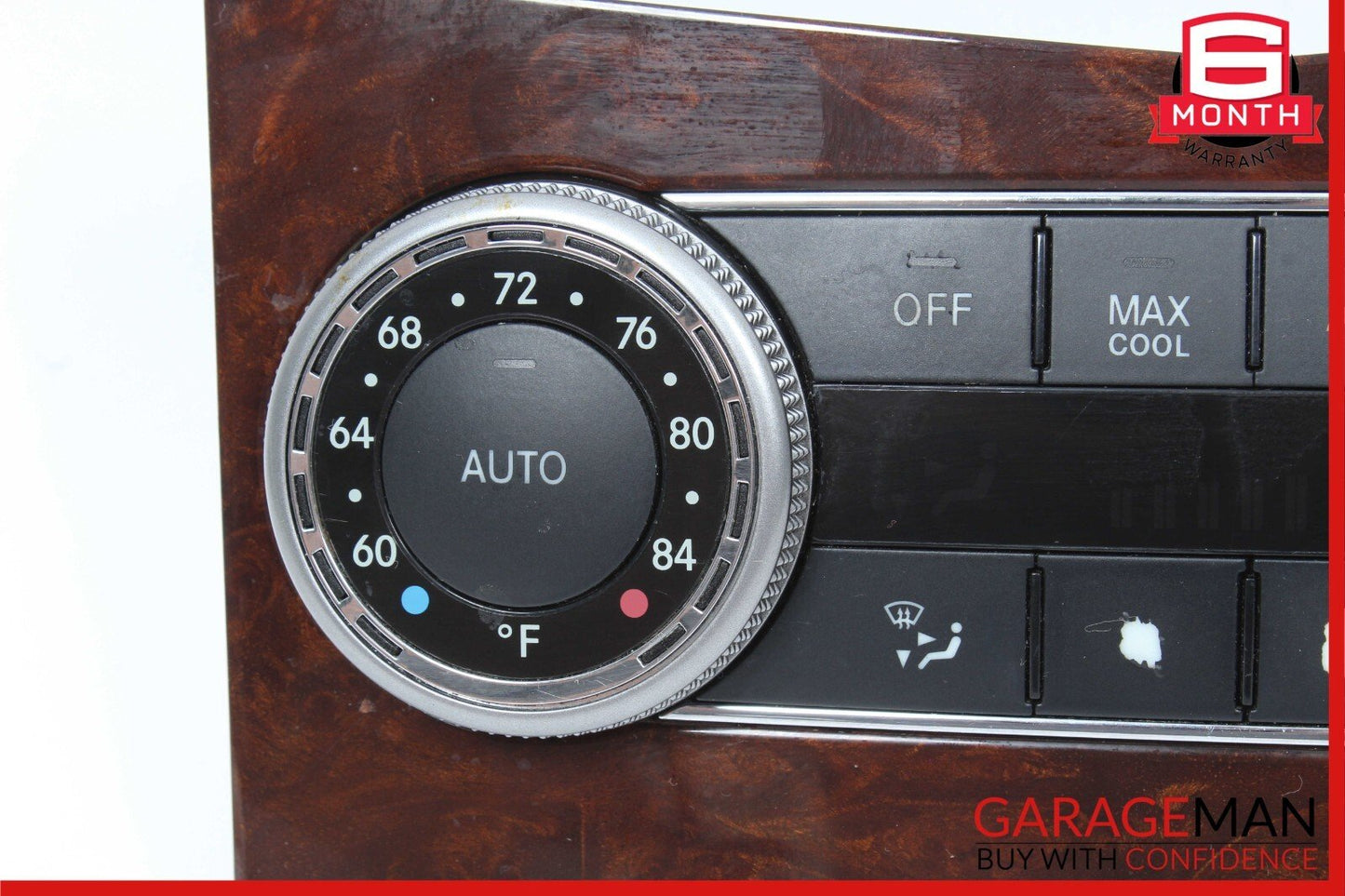 08-11 Mercedes W204 C300 AC A/C Heater Climate Temperature Switch Control Bezel