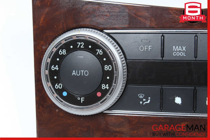 08-11 Mercedes W204 C300 AC A/C Heater Climate Temperature Switch Control Bezel