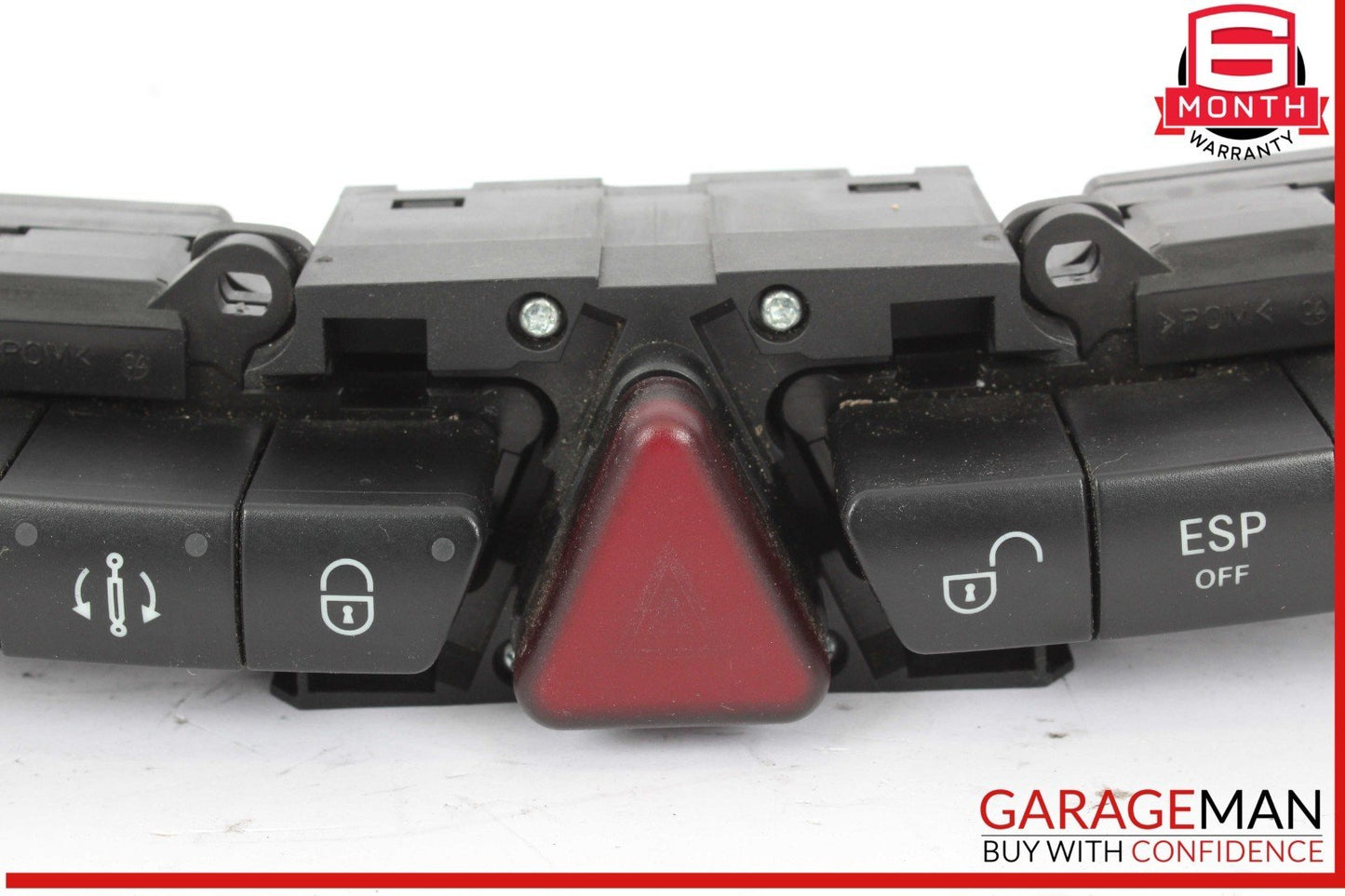 03-06 Mercedes W220 S430 S55 Dashboard Center Switch ESP Hazard Door Lock OEM