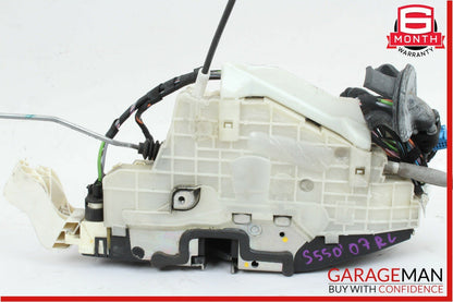 07-13 Mercedes S550 Rear Left Door Lock Latch Actuator w/ Exterior Handle Silver