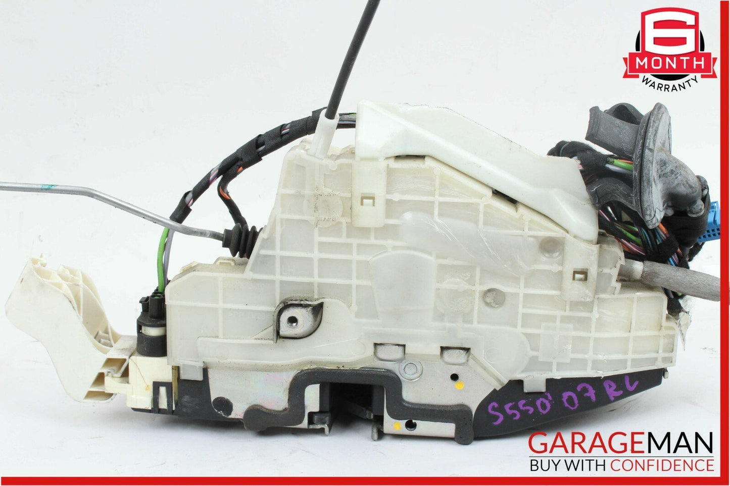 07-13 Mercedes S550 Rear Left Door Lock Latch Actuator w/ Exterior Handle Silver
