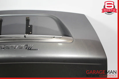 03-13 Maserati Quattroporte M139 Rear Trunk Lid Deck Shell Panel Gray OEM