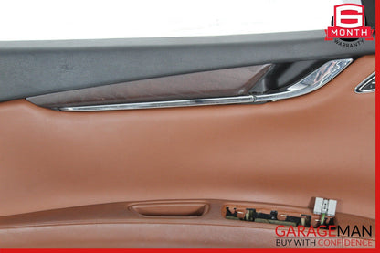 14-17 Maserati Quattroporte M156 Front Left Side Interior Door Panel OEM