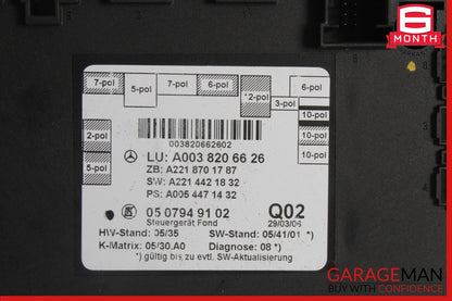 07-09 Mercedes W221 S550 S65 AMG Rear Left Or Right Side Door Control Module OEM