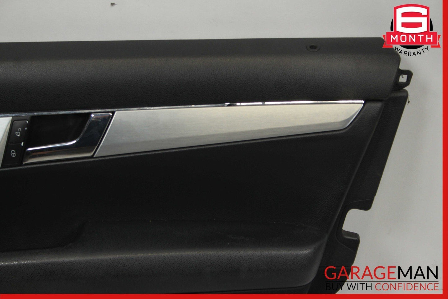 08-11 Mercedes W204 C300 Front Right Passenger Side Interior Door Panel Black