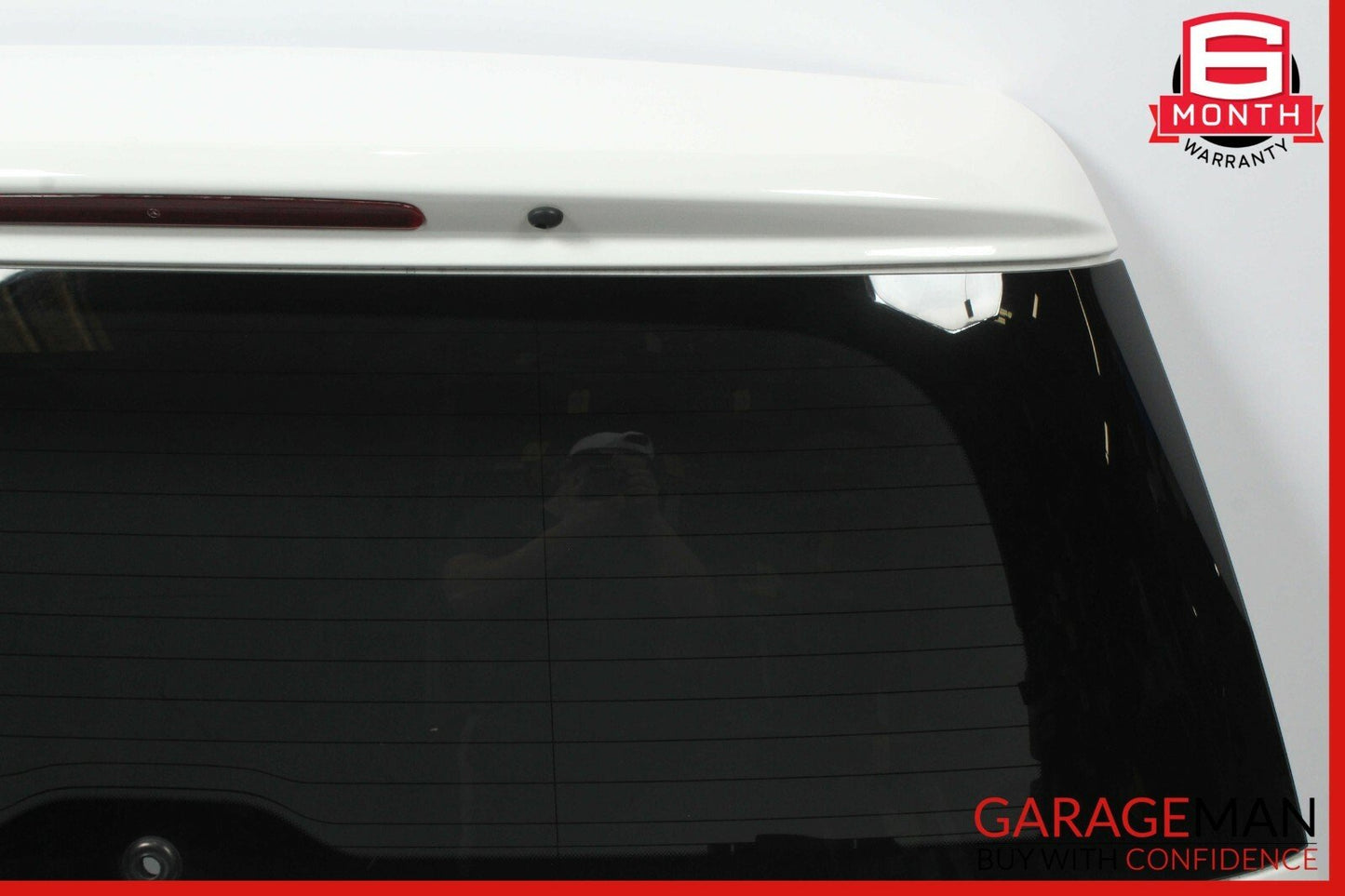 07-12 Mercedes X164 GL450 Rear Trunk Lid Tailgate Hatch Shell Glass Panel White