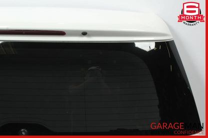 07-12 Mercedes X164 GL450 Rear Trunk Lid Tailgate Hatch Shell Glass Panel White