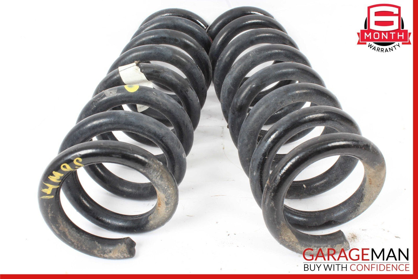 14-17 Maserati Ghibli Rear Right & Left Suspension Coil Spring Absorber Set OEM