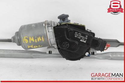 14-19 Mini Cooper Front Windshield Wiper Transmission Linkage Motor OEM