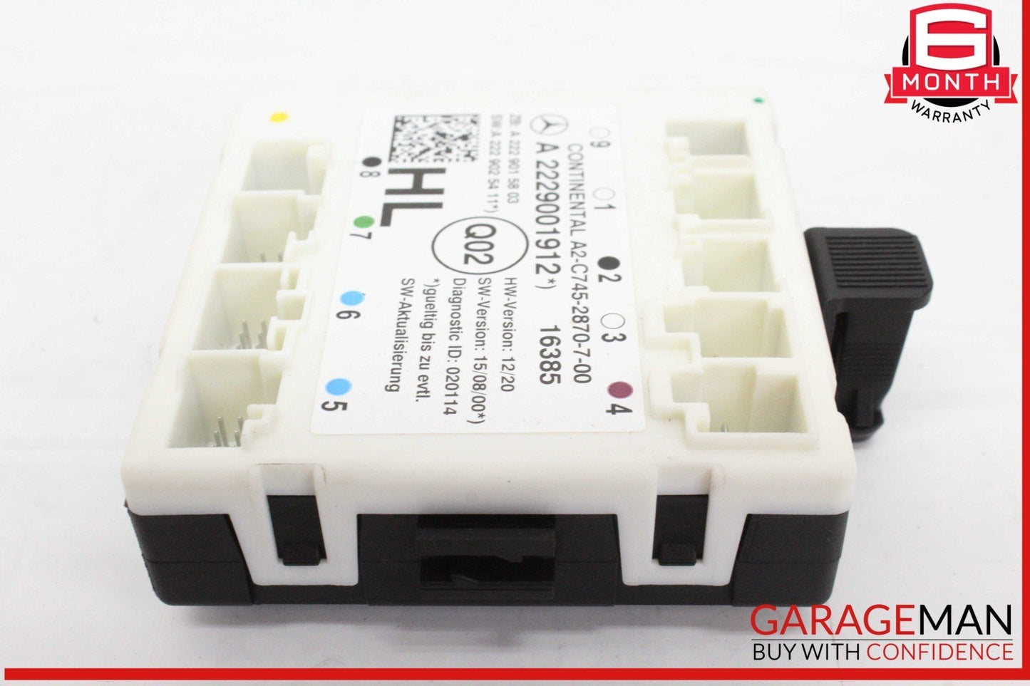 15-20 Mercedes W205 C300 Rear Left Driver Side Door Control Module Unit OEM