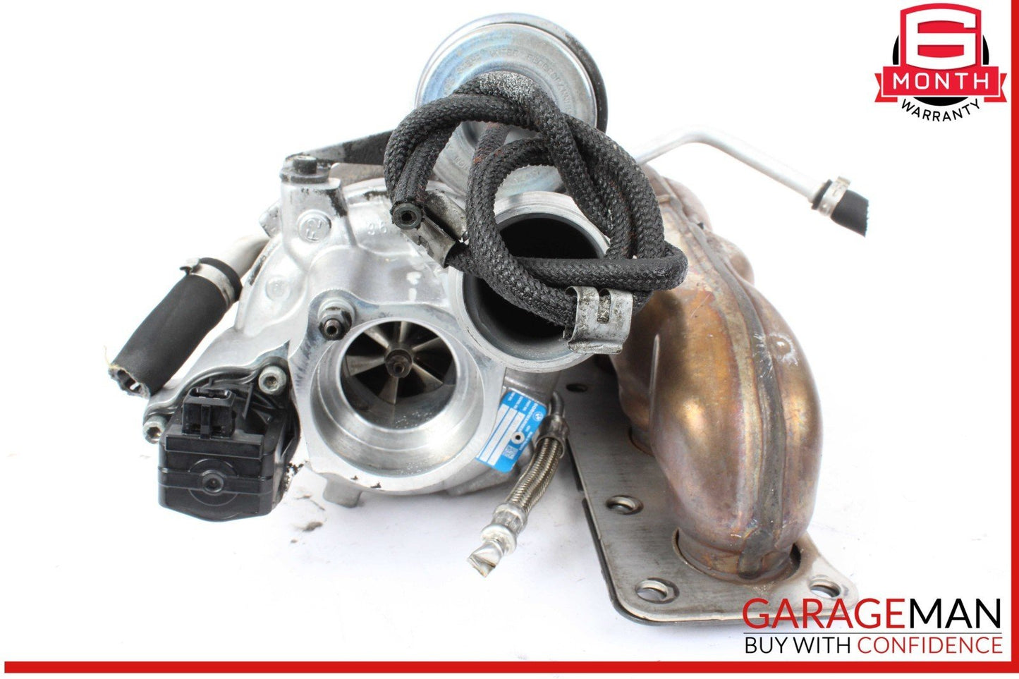 12-18 BMW 640i 650i Engine Turbo Charger Turbocharger w/ Exhaust Manifold OEM