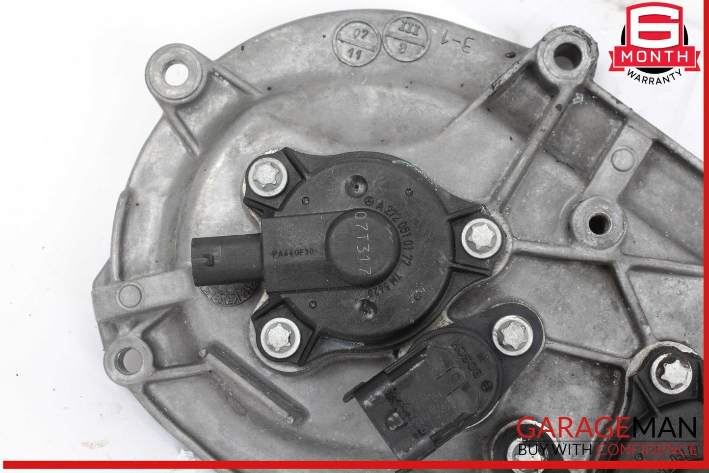 05-13 Mercedes W209 CLK350 ML350 Front Right Engine Timing Chain Cover Plate OEM