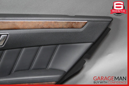 10-13 Mercedes W212 E350 E400 Rear Right Interior Door Panel Cover Anthracite