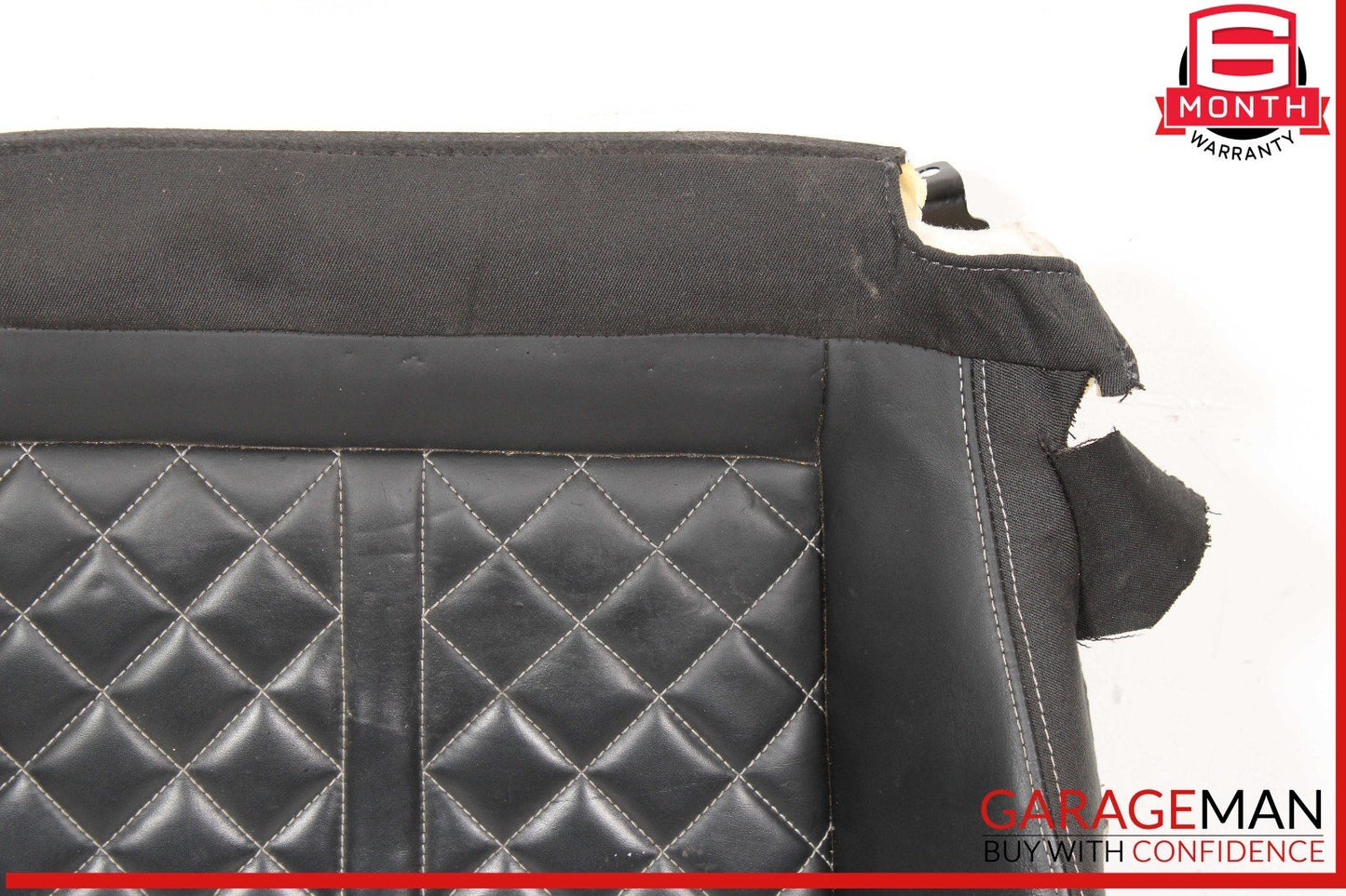 13-18 Audi S6 Front Right Lower Bottom Seat Cushion Black OEM