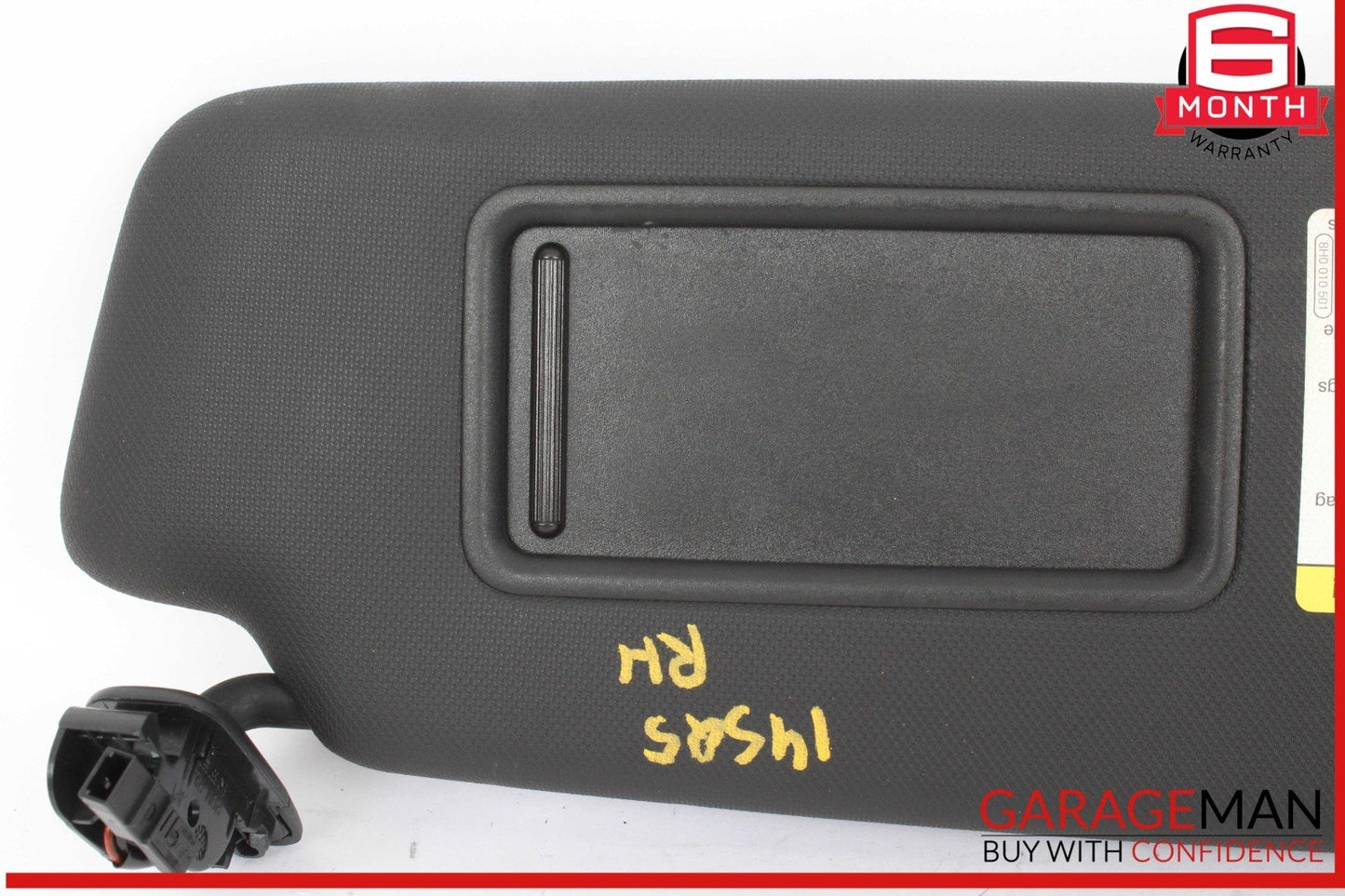 2014-2018 Audi A4 Front Right Passenger Side Sun Visor Sunvisor Black 8H0010501